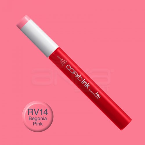 Copic İnk Refill 12ml RV14 Begonia Pink - RV14 Begonia Pink