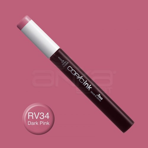 Copic İnk Refill 12ml RV34 Dark Pink - RV34 Dark Pink