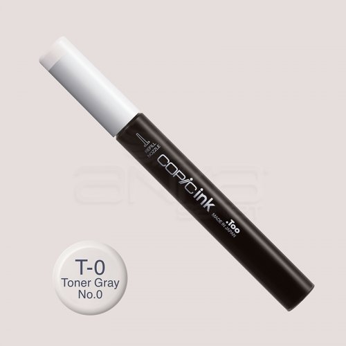 Copic İnk Refill 12ml T-0 Toner Gray No.0 - T-0 Toner Gray No.0