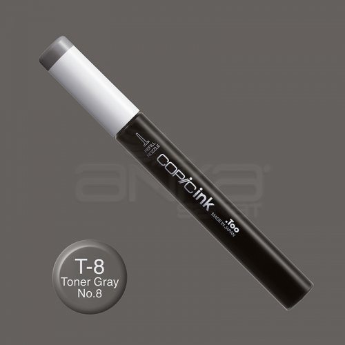 Copic İnk Refill 12ml T-8 Toner Gray No.8 - T-8 Toner Gray No.8