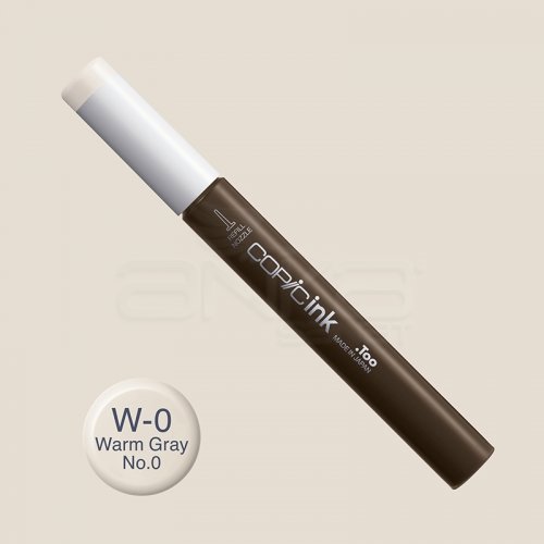 Copic İnk Refill 12ml W-0 Warm Gray No.0 - W-0 Warm Gray No.0