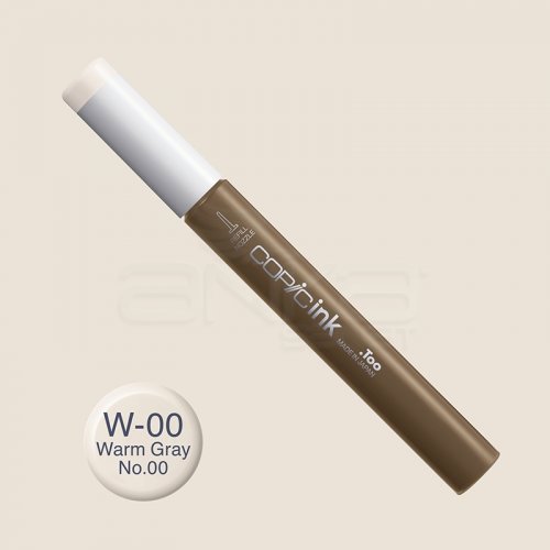 Copic İnk Refill 12ml W-00 Warm Gray No.00 - W-00 Warm Gray No.00