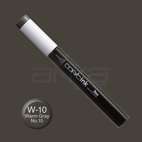 Copic İnk Refill 12ml W-10 Warm Gray No.10 - W-10 Warm Gray No.10