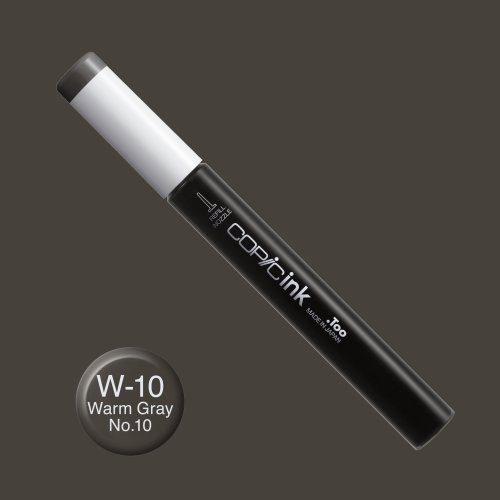 Copic İnk Refill 12ml W-10 Warm Gray 10
