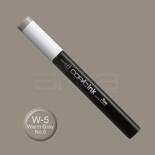 Copic İnk Refill 12ml W-5 Warm Gray No.5 - W-5 Warm Gray No.5