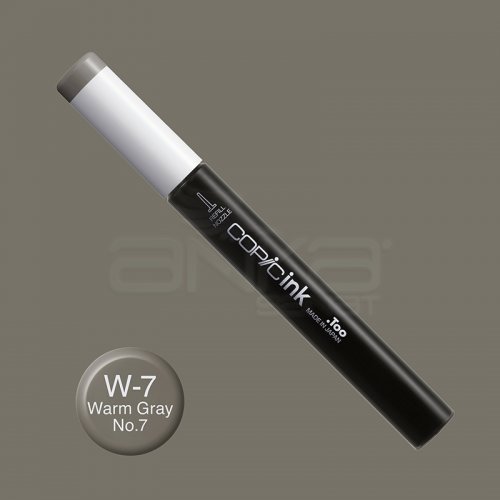 Copic İnk Refill 12ml W-7 Warm Gray No.7 - W-7 Warm Gray No.7