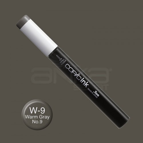 Copic İnk Refill 12ml W-9 Warm Gray No.9 - W-9 Warm Gray No.9