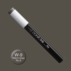 Copic - Copic İnk Refill 12ml W-9 Warm Gray 9 (1)