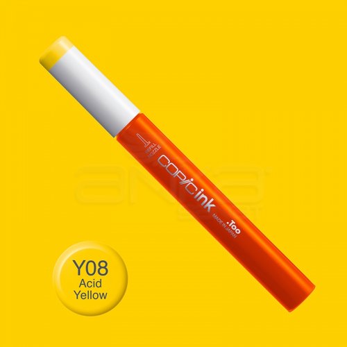 Copic İnk Refill 12ml Y08 Acid Yellow - Y08 Acid Yellow