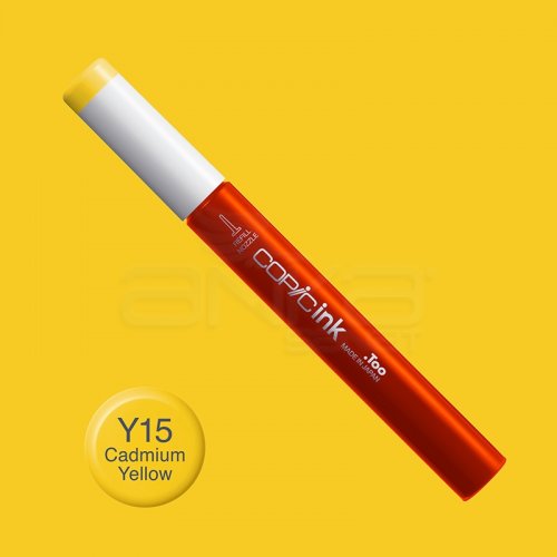 Copic İnk Refill 12ml Y15 Cadmium Yellow - Y15 Cadmium Yellow