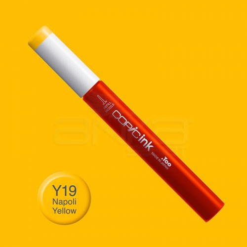 Copic İnk Refill 12ml Y19 Napoli Yellow - Y19 Napoli Yellow