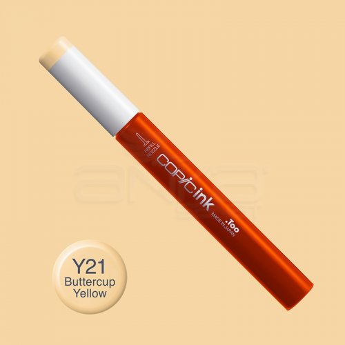 Copic İnk Refill 12ml Y21 Buttercup Yellow - Y21 Buttercup Yellow