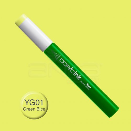 Copic İnk Refill 12ml YG01 Green Bice - YG01 Green Bice