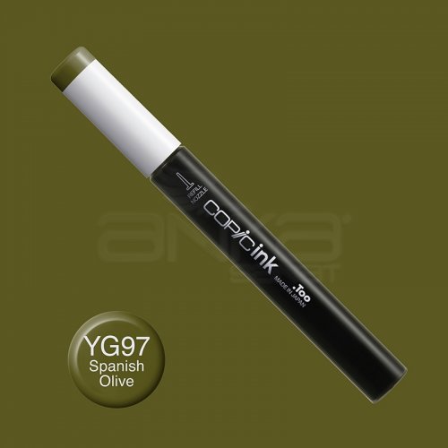 Copic İnk Refill 12ml YG97 Spanish Olive - YG97 Spanish Olive