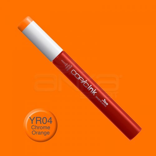 Copic İnk Refill 12ml YR04 Chrome Orange - YR04 Chrome Orange