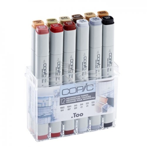 Copic Marker 12li Set Architecture Colors