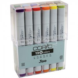 Copic Marker 12li Set Basic Colors - Thumbnail