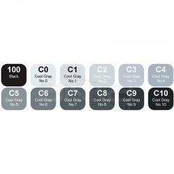 Copic - Copic Marker 12li Set Cool Grey (1)