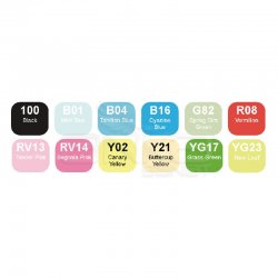 Copic Marker 12li Set Spring Colors - Thumbnail