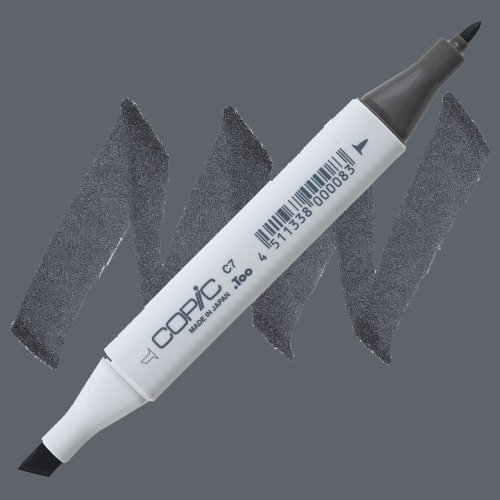 Copic Marker No:C7 Cool Gray - C7 Cool Gray