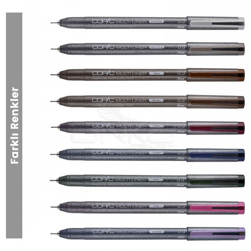 Copic Multiliner Teknik Çizim Kalemi 0,3mm