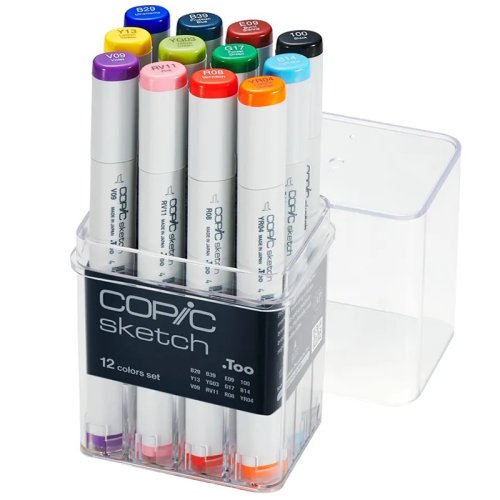 Copic Sketch Marker 12li Set Basic