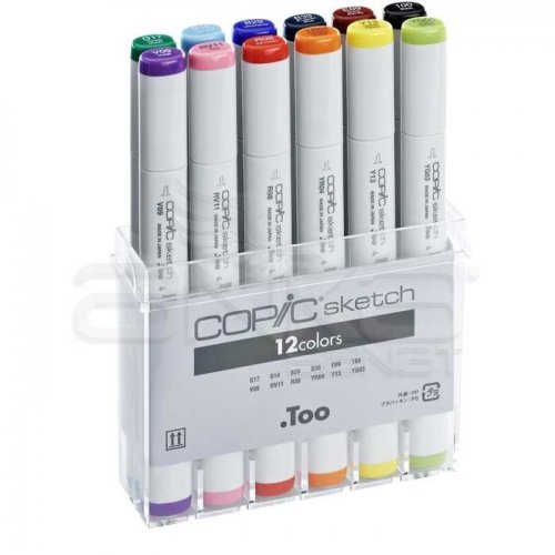 Copic Sketch Marker 12li Set Basic Colors