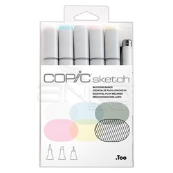 Copic - Copic Sketch Marker 6lı Set Blending Basics