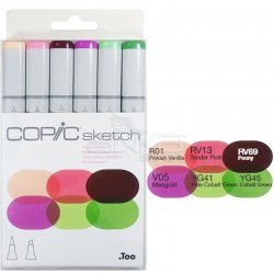 Copic Sketch Marker 6lı Set Froral Favorites 1 - Thumbnail