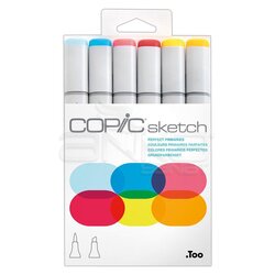 Copic - Copic Sketch Marker 6lı Set Perfect Primaries