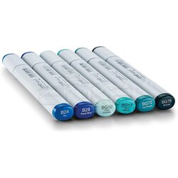 Copic - Copic Sketch Marker 6lı Set Sea & Sky (1)