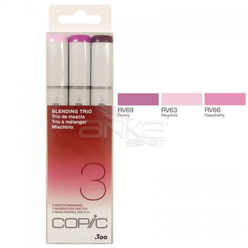 Copic Sketch Marker Blending Trio 3lü Set 3