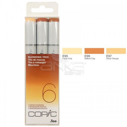 Copic Sketch Marker Blending Trio 3lü Set 6