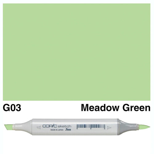 Copic Sketch Marker G03 Meadow Green - G03 MEADOW GREEN