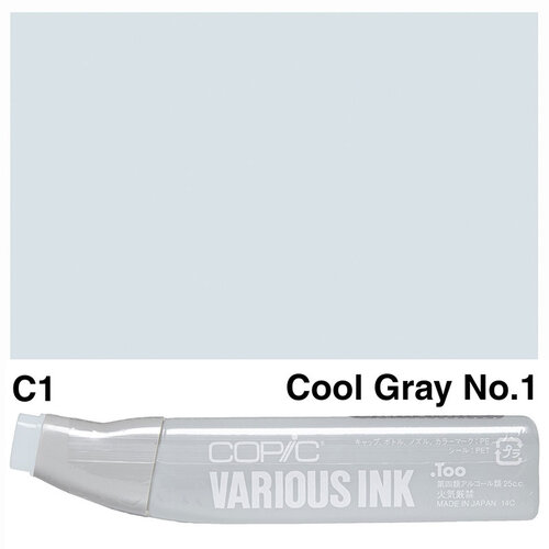 Copic Various Ink C-1 Cool Gray No.1 - C1 COOL GRAY