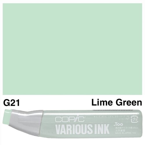 Copic Various Ink G21 Lime Green - G21 LIME GREEN