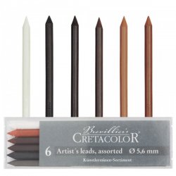 Zig - Cretacolor Karışık Portmin Uç 5.6mm 6lı 26400 (1)