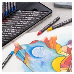 Cretacolor Aqua Oil Pastel Yağlı Pastel Boya Kalem Seti 40lı - Thumbnail
