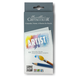 Cretacolor - Cretacolor Artist Studio Sulandırılabilir Kuru Boya Kalem Seti 12li