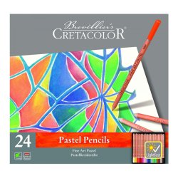 Cretacolor - Cretacolor Fine Art Pastel Boya Kalem Seti 24 Renk Metal Kutu