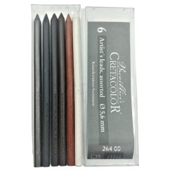 Cretacolor - Cretacolor Karışık Portmin Uç 5.6mm 6lı 26400 (1)