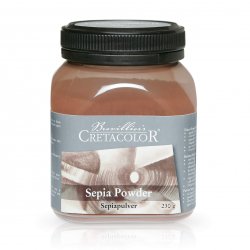 Cretacolor - Cretacolor Sepia Powder Kömür Tozu 230gr 46380