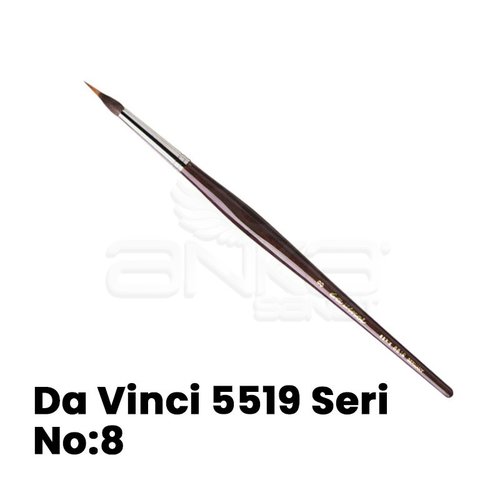Da Vinci 5519 Seri Kolinsky Samur Kılı Yuvarlak Uçlu Fırça