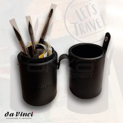 Da Vinci Casaneo Pinselbox Brush Storage 3lü Fırça Seti ve Saklama Kutusu - Thumbnail