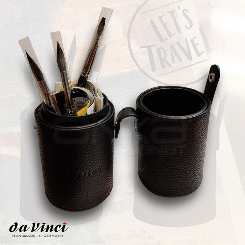Da Vinci Casaneo Pinselbox Brush Storage 3lü Fırça Seti ve Saklama Kutusu