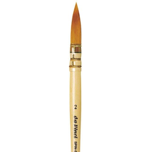 Da Vinci Spin Sentetik Yuvarlak Fransız Sulu Boya Fırçası Seri 488 No:2