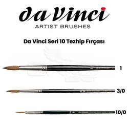Da Vinci Seri 10 Tezhip Fırçası - Thumbnail