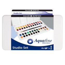 Daler Rowney Aquafine Studio Set 48li Set - Thumbnail
