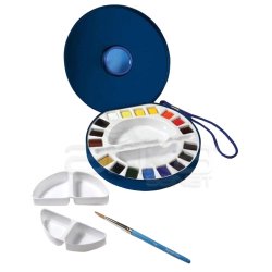 Daler Rowney - Daler Rowney Aquafine Travel Set 18 Renk Defterli (1)