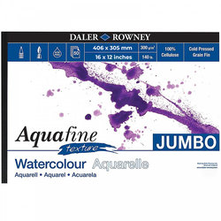 Daler Rowney Aquafine Watercolor Pads Texture Jumbo 50 Yaprak 300g - Thumbnail